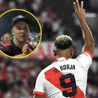 Borja y la despiadada crítica de hincha pese a triplete con River: "Partidos de m..."