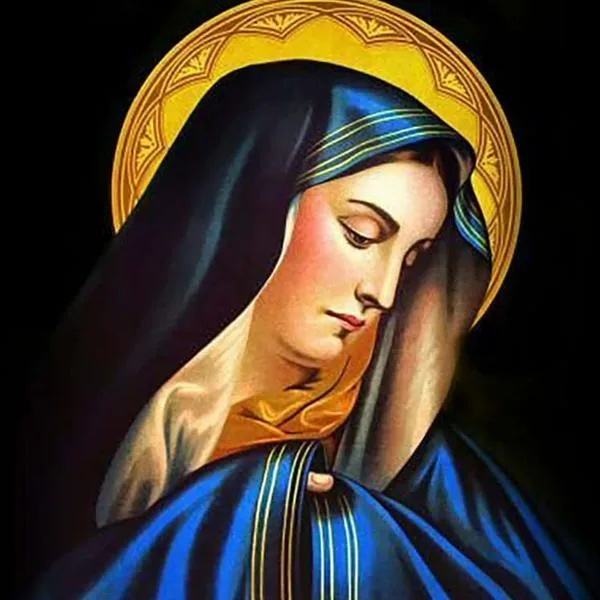 Oración a la Virgen de los Dolores para pedir su ayuda. Su festividad es el 15 de septiembre. Representa el sufrimiento que tuvo cuando su hijo fue crucificado.