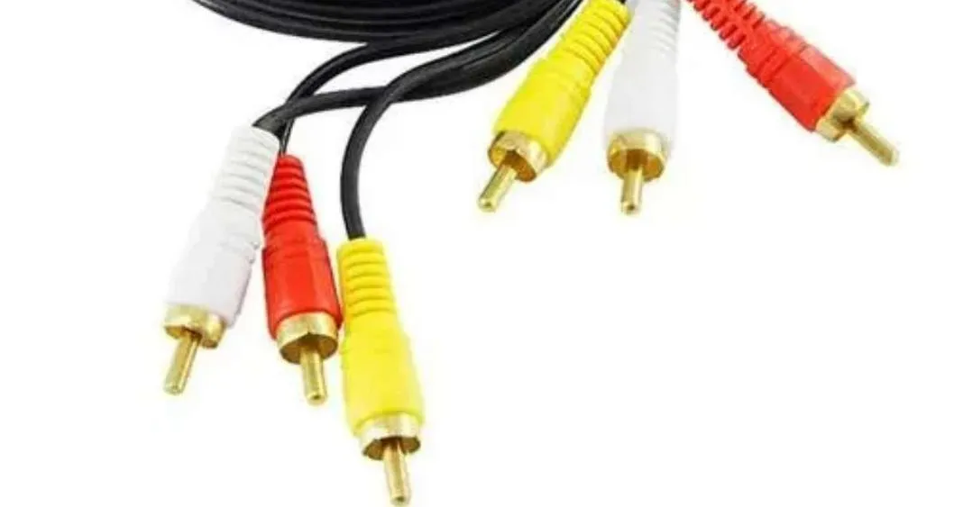 Cable audio video rojo amarillo blanco sale