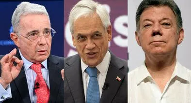 Uribe y Santos coinciden en mensaje por muerte de Sebastián Piñera