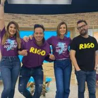 Presentadores de 'Buen día, Colombia' le dieron la bienvenida a un nuevo integrante