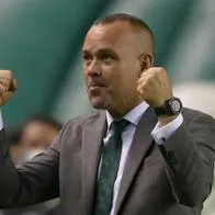 Rafael Dudamel, a propósito de la emotiva visita que recibió en El Campín después de la victoria de Bucaramanga ante Santa Fe.