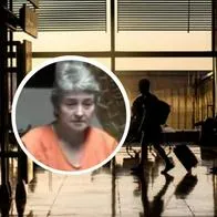Fotos de terminal aérea y de Esperanza Ortiz Carvajal, en nota de que colombiana de 60 años en aeropuerto de Miami causó caos al saltar filtros de seguridad