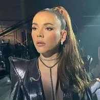 Foto de Carolina Gaitán, en nota de que la cantante contó que está embarazada, nombre de su bebé y lanzó cuña publicitaria