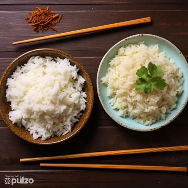 Qué es mejor entre arroz blanco y arroz integral, según inteligencia artificial