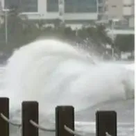 Cartagena y Santa Marta hoy: cerraron las playas por grandes olas