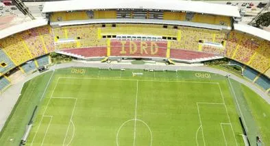 Estadio El Campín, que albergará varios conciertos por los que Santa Fe y Millonarios se reunirán con la Alcaldía de Bogotá.