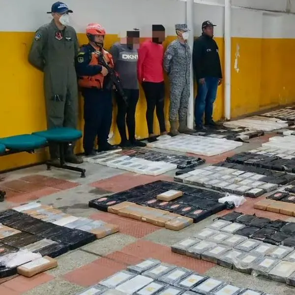 Golpe al narcotráfico: incautan 1,3 toneladas de cocaína en Tintipán, mar Caribe