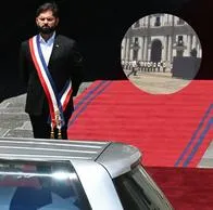 Hombre burla seguridad en funeral de Sebastián Piñera, en Chile, se acercó a Gabriel Boric con maletín