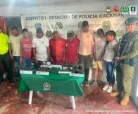 Capturaron a siete presuntos integrantes del Clan del Golfo señalados de atemorizar varios municipios de Bolívar