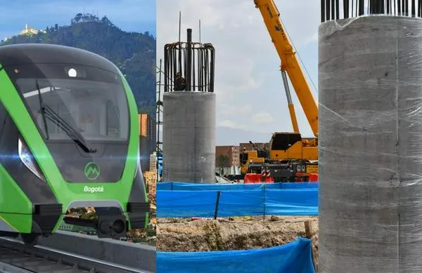 Listas las dos primeras columnas del metro de Bogotá: así quedaron las obras