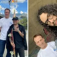 Tony Hawk estuvo montando 'skate' en Medellín con fanáticos.