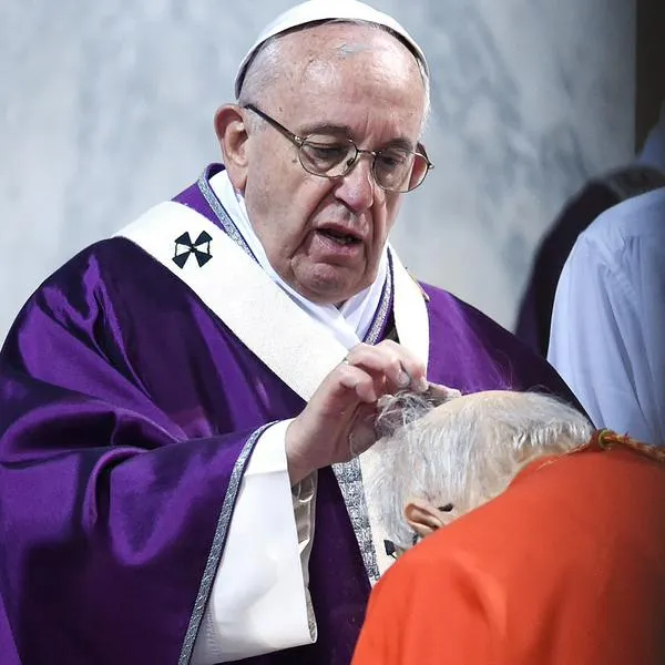 Papa Francisco, en nota sobre dónde ver la misa del Miércoles de Ceniza