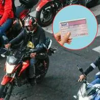 Imagen de motociclistas por ser los vehículos que menos pagan SOAT
