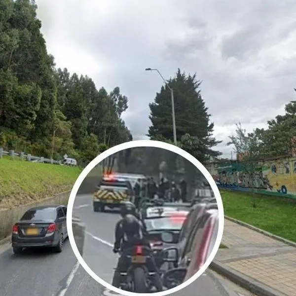 Fotos de la avenida Circunvalar, en nota de que en Bogotá, Policía respondió sobre alerta de explosivos en esa zona (video)