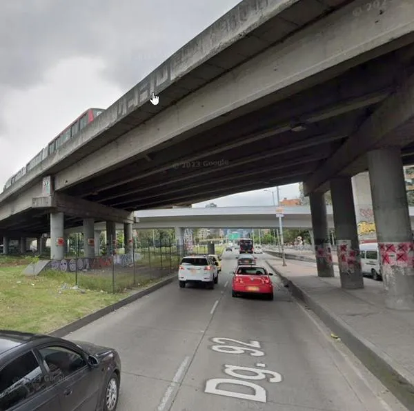 Imagen de puente de autonorte con 92 por accidente vial en la zona.