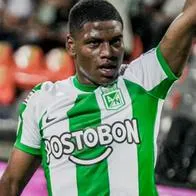 Óscar Perea, quien se iría de Atlético Nacional libre por recomendación de su agente.