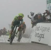 Daniel Felipe Martínez ganó la etapa 2 de la Vuelta al Algarve y venció a Remco Evenepoel: video del triunfo