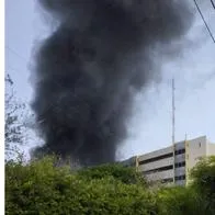 Se registra fuerte incendio en Palacio de Justicia de Valledupar