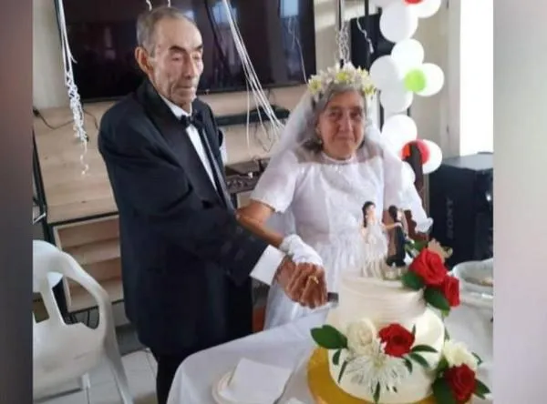  Se casaron a los 80 años, tras 6 meses de noviazgo: abuelitos enviaron mensaje a los jóvenes