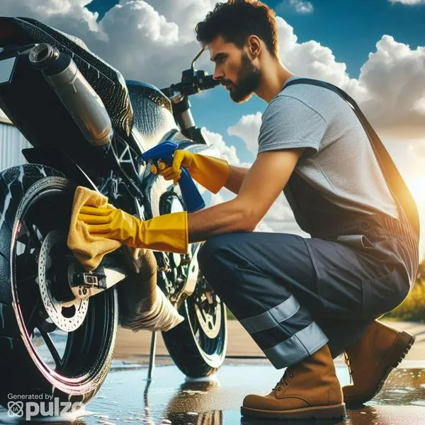 Cómo limpiar las llantas de una moto para que queden brillantes. Unas llantas limpias mejoran la seguridad, la apariencia y su vida útil.