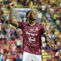 Brayan Gil, el delantero del Deportes Tolima que suplió a Diego Herazo con 3 goles en 6 partidos.