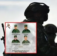 Ellos fueron los 4 militares que asesinaron en Segovia, Antioquia, cuando una tropa del Ejército fue emboscada