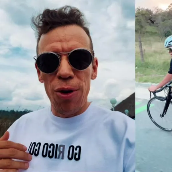 Rigoberto Urán, elogiado por motivar a un joven ciclista que iba en vía