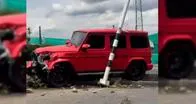 En aparatoso choque en Las Palmas otro carro gama alta quedó en ruinas, esta vez fue un Camaro, ¿qué está pasando?