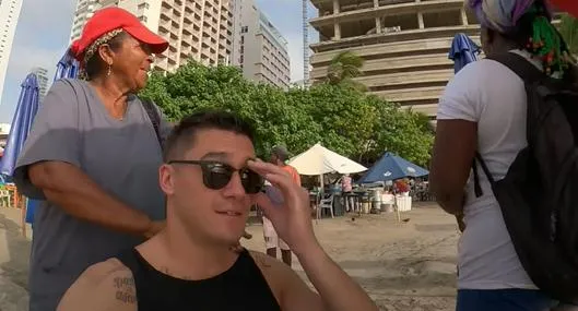 Estafas en Cartagena; 'youtuber' Zazza, el italiano, mostró engaños a turistas