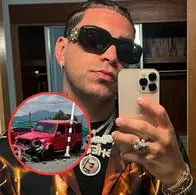 Ryan Castro habló sobre la lesión que le quedó de su accidente en Medellín durante un 'live'