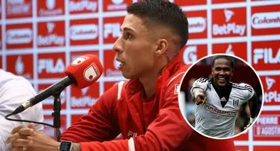 Santa Fe hoy: Agustín Rodríguez hizo gol contra Junior y elogió a Hugo Rodallega