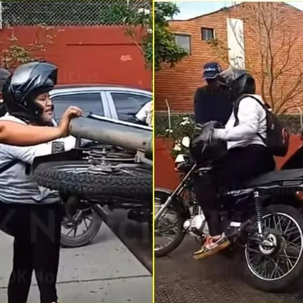 Cali: polémica por mujer que no se dejó llevar moto y la bajó de grúa: hay video