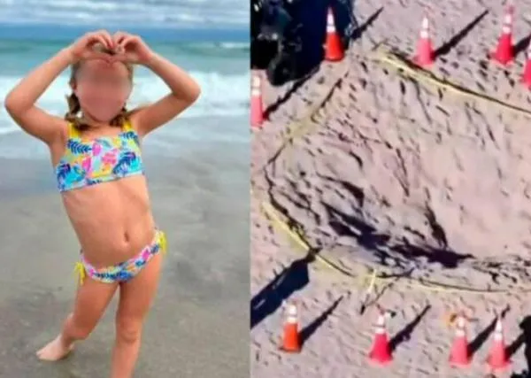 Accidente en playa de Miami: niña de 7 años murió mientras jugaba en la arena