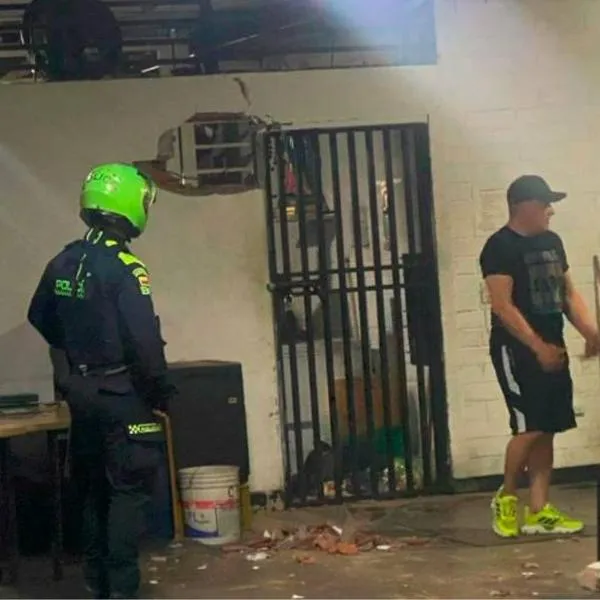 Estación de Policía del barrio Belén en Medellín, donde frustraron intento de fuga de presos.