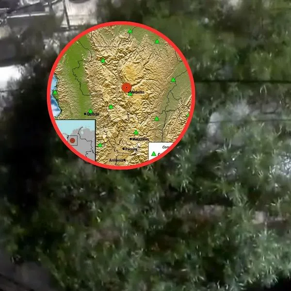 Imagen de cámaras de seguridad por videos sobre sismos en Bogotá