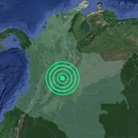 Temblor en Colombia hoy con epicentro en Los Santos ,Santander.