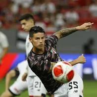 James Rodríguez habló de gol y asistencia que hizo con Sao Paulo el miércoles