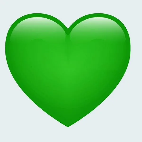 Corazón verde de WhatsApp, en nota sobre qué significa
