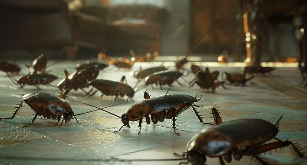 Las cucarachas suelen ser insectos invasores que habitan lugares oscuros, sucios buscando restos de comida