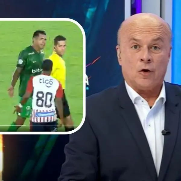 Carlos Antonio Vélez reaccionó por alarma contra incendios que sonó en transmisión de Win Sports durante partido de Junior y Nacional.