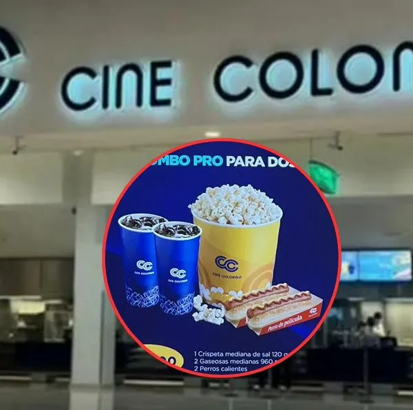 Imagen de CineColombia por nota sobre cambio en combos