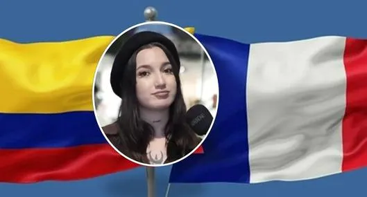 Colombiana se hace viral porque dice que se siente francesa.