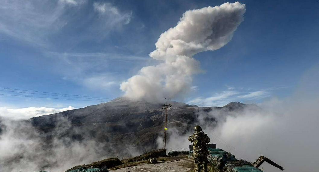 Foto del volcán Nevado del Ruíz, en nota de cuál es el país que tiene más volcanes en el mundo: número sorprende y factor es clave
