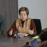 La ministra de Trabajo, Gloria Inés Ramírez, a propósito del embargo de cuentas de esa cartera.