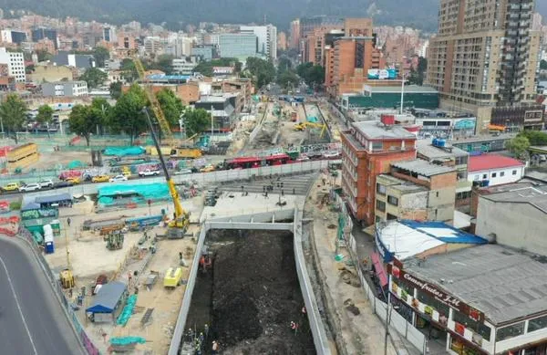 Nuevos desvíos por obras del metro de Bogotá en Av. Caracas con Calle 72