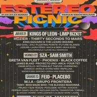 Horarios por día del Festival Estéreo Picnic 2024: 'Blink -182' cierra el festival