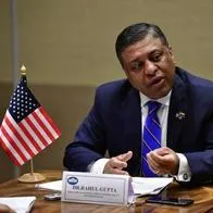 Rahul Gupta, director de la Oficina de Poltica Nacional de Control de Drogas de la Casa Blanca.