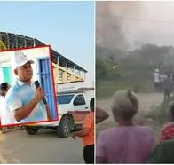 Ataque sicarial contra el alcalde de Santa Bárbara de Pinto: Comunidad terminó hasta prendiendo fuego
