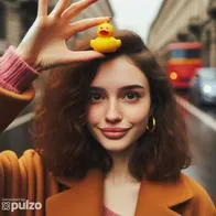Significado de llevar un pato o patito amarillo en la cabeza, como si fuera un adorno. Es una nueva tendencia en TikTok y todos lo están usando.